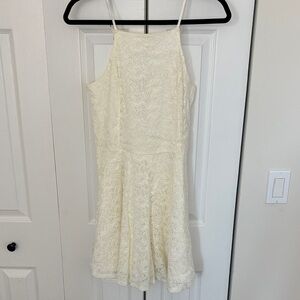 Abercrombie & Fitch Cream Lace Dress